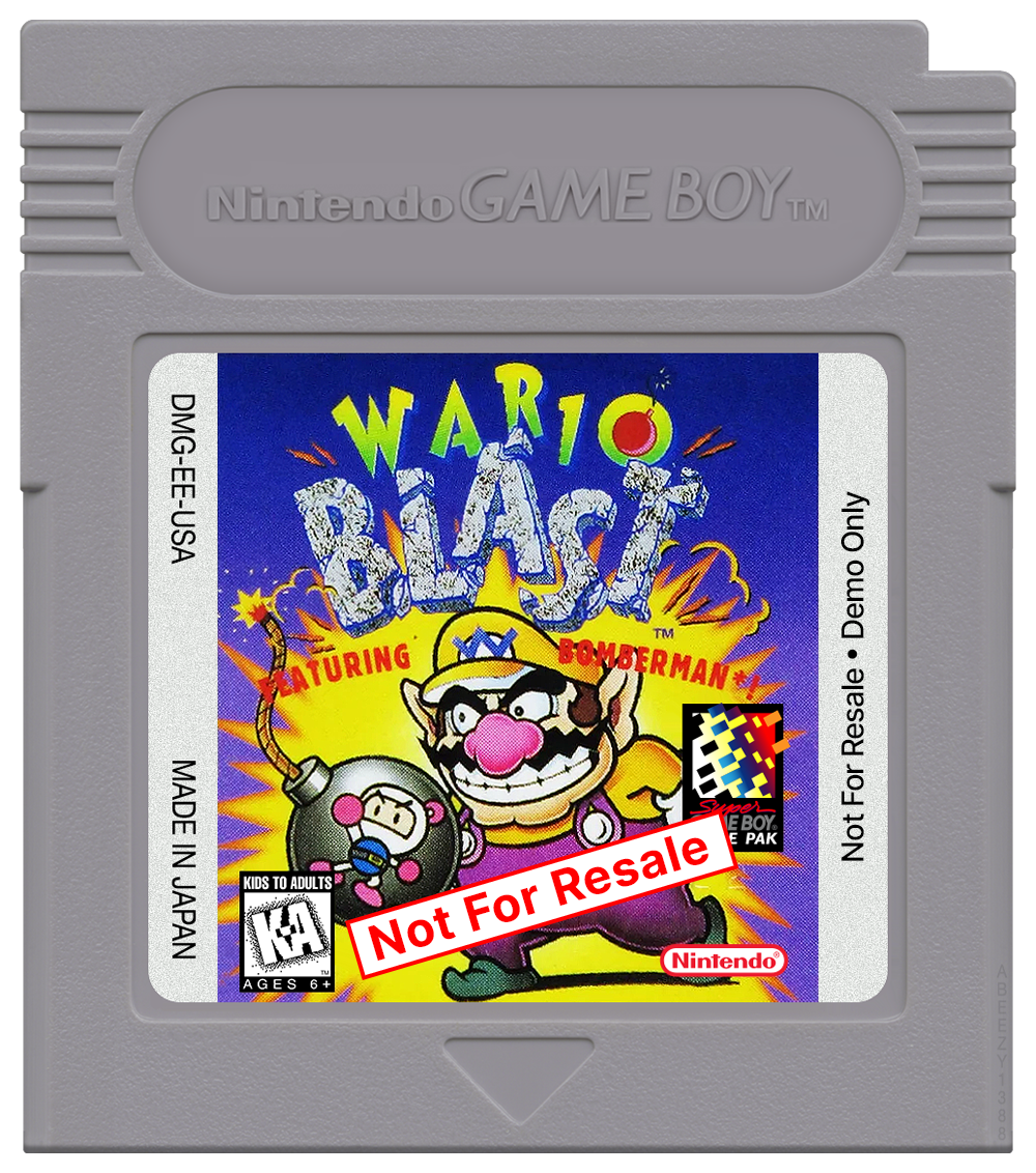 Wario Blast *Not For Resale