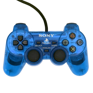 Clear Blue Dual Shock Controller